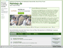 Tablet Screenshot of hairstep.de